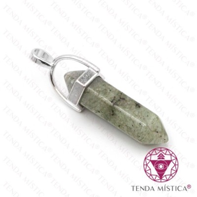 PENDENTE 2 PONTAS LABRADORITE
