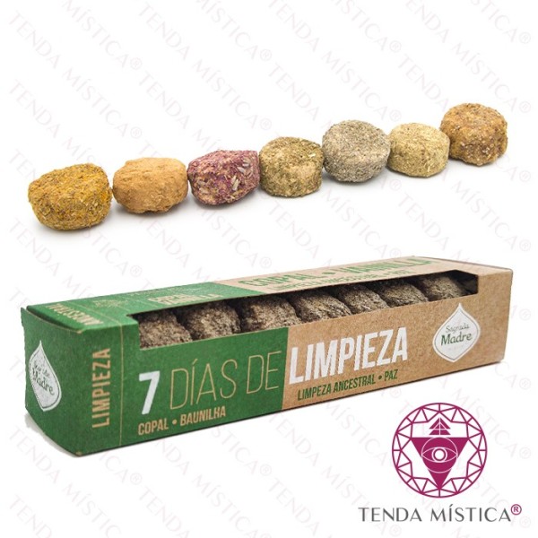 Sagrada Madre Pastilhas 7 Dias Limpeza Limpeza Ancestral e Paz