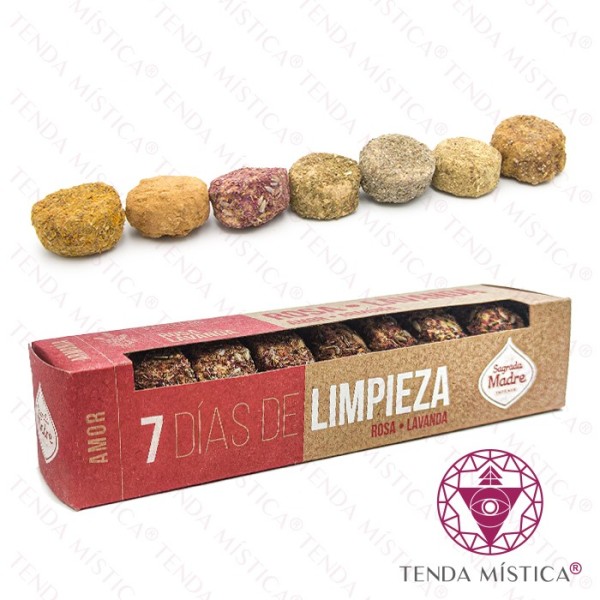 Sagrada Madre Pastilhas 7 Dias Limpeza Amor e Harmonia