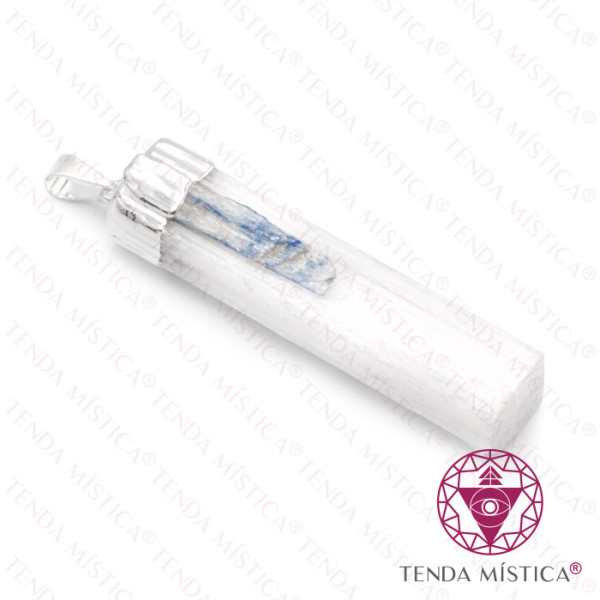 Pendente Selenite e Cianite