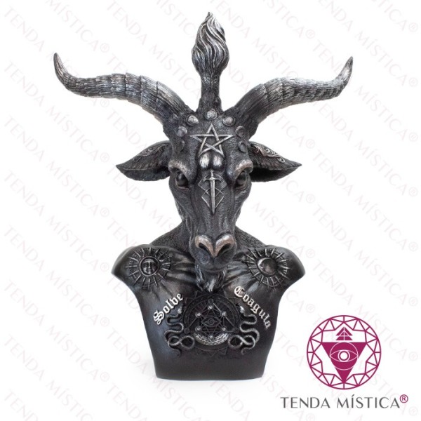 Imagem Busto Baphomet Preto