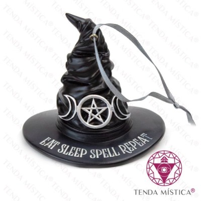 EAT SLEEP SPELL REPEAT HANGING ORNAMENT 9 CM