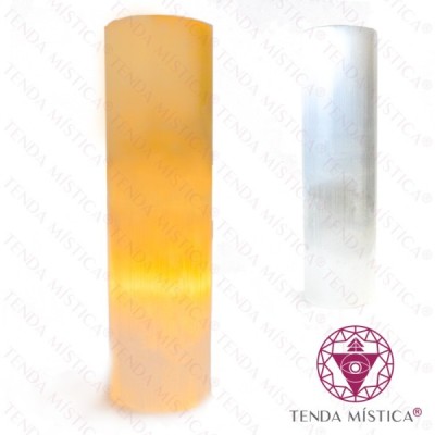 SELENITE CANDEEIRO CILINDRO 30CM