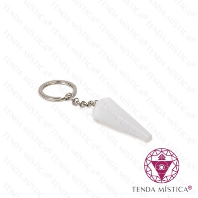 PORTA CHAVES PENDULO SELENITE