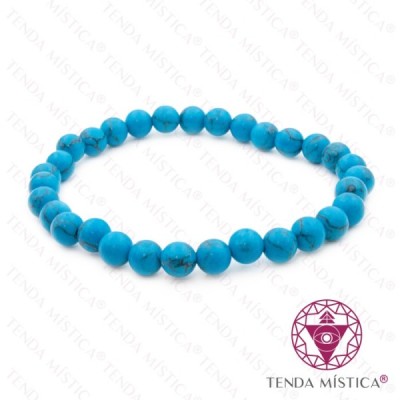 PULSEIRA HOWLITA TURQUESA 6MM