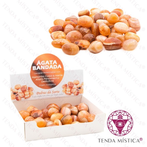 Caixa 250gr Ágata Bandada