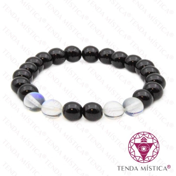 Pulseira Poder da Turmalina e Aura Angel