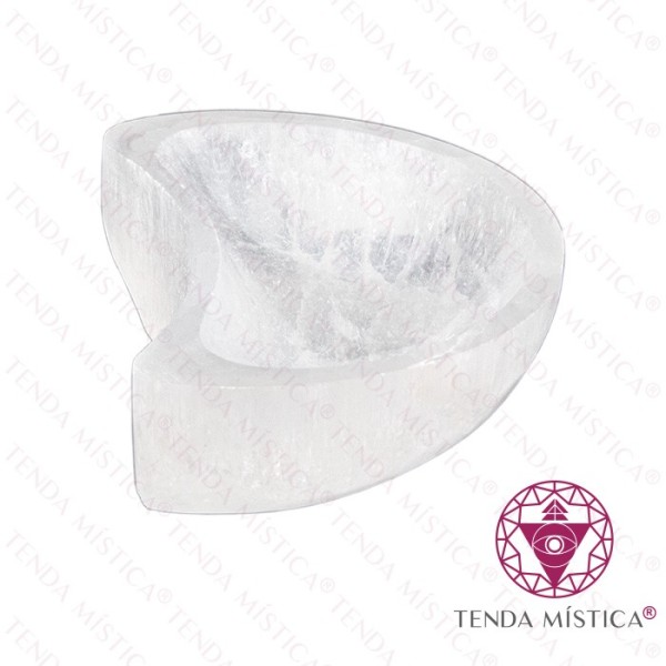 Selenite taça Lua 10cm