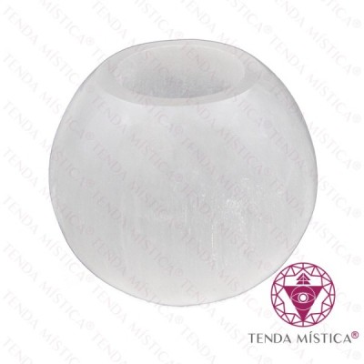 SELENITE PORTA VELAS (M)