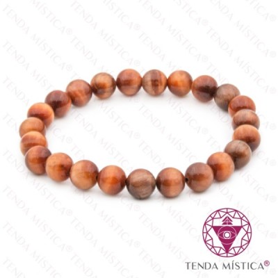 PULSEIRA OLHO GATO CASTANHO 8MM