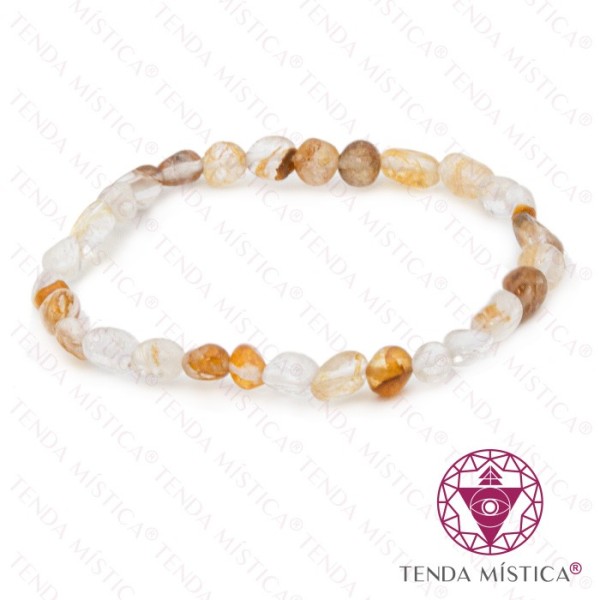 Pulseira Quartzo Rutilado Irregular