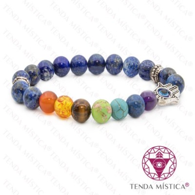 PULSEIRA CHAKRAS LAPIS HAMSA