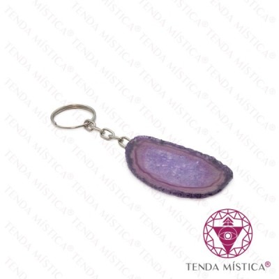 PORTA CHAVES CHAPA AGATA ROXA