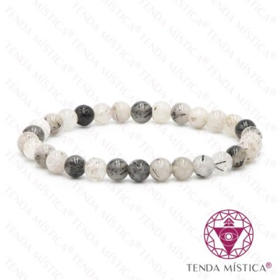 PULSEIRA QUARTZO TURMALINADO 6MM