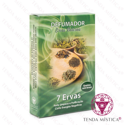 DEFUMADOR QUEIMA SEM BRASA (7 ERVAS)