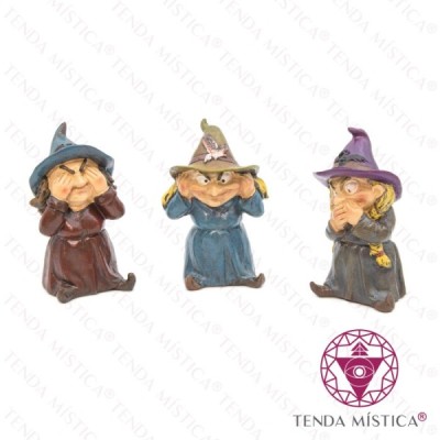 THREE WISE WITCHES 9.3CM