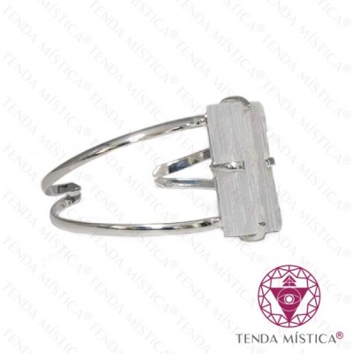 BRACELETE DUPLO PEDRAS BRUTAS