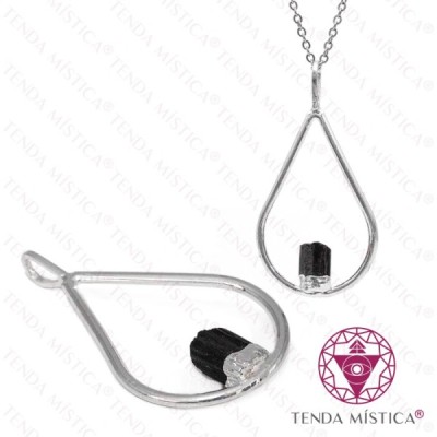 PENDENTE GOTA TURMALINA
