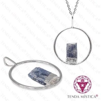 PENDENTE CIRCULO CIANITE