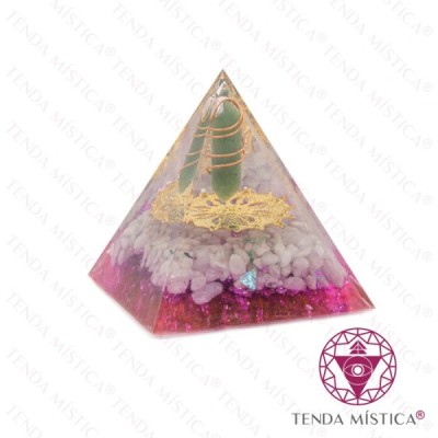 ORGONITE PIRAMIDE 6X6 ESPIRAL