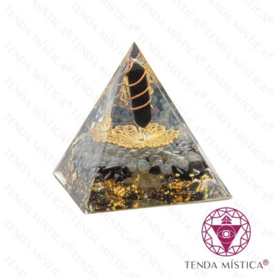 ORGONITE PIRAMIDE 6X6 ESPIRAL