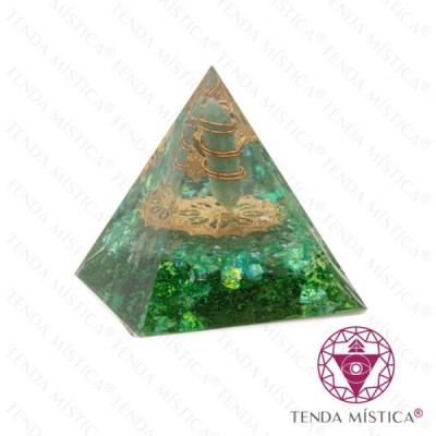 ORGONITE PIRAMIDE 6X6 ESPIRAL