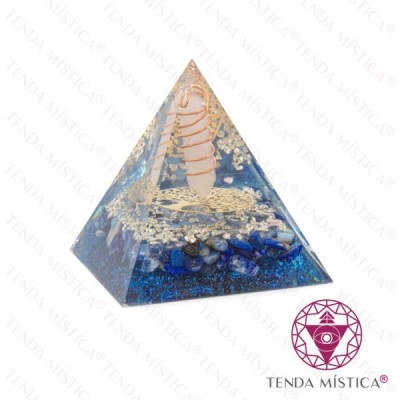 ORGONITE PIRAMIDE 6X6 ESPIRAL