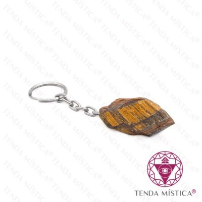 PORTA CHAVES OLHO TIGRE BRUTO