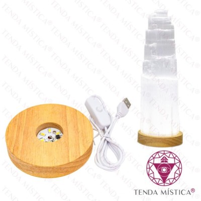BASE REDONDA LED 10X10X2CM BR