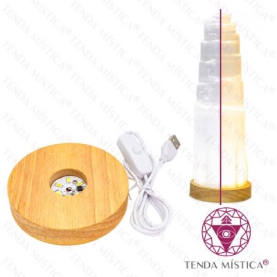 BASE REDONDA LED 10X10X2CM