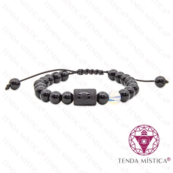 Pulseira Signo Ajustável Balança Opala