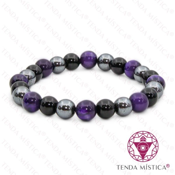 Pulseira Proteção 3 Poderes - Contra Inveja 8mm
