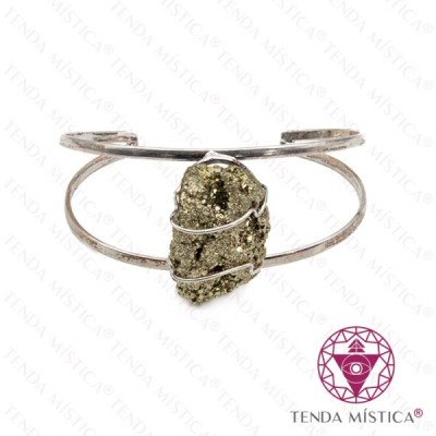 BRACELETE DUPLO PEDRAS BRUTAS