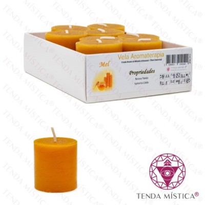VELA AROMATERAPIA MEL PACK 8