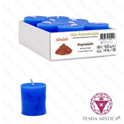 VELA AROMATERAPIA SANDALO PACK 8