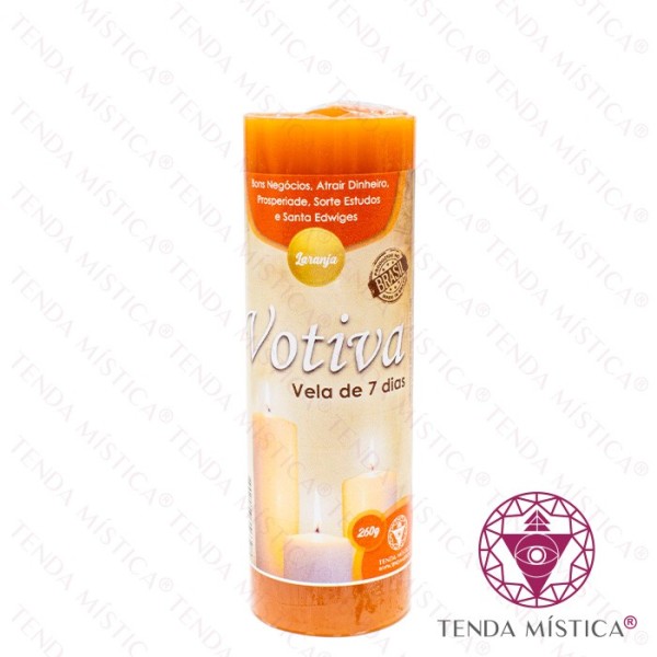 Vela Votiva Laranja