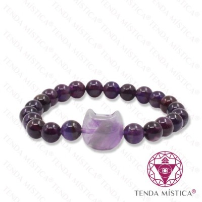 PULSEIRA GATO AMETISTA