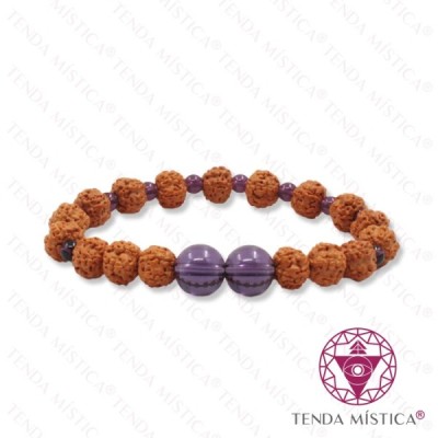 PULSEIRA RUDRAKSHA AMETISTA 8MM