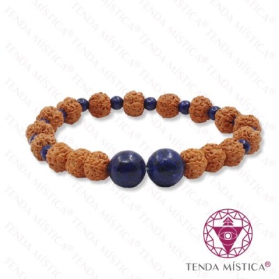 PULSEIRA RUDRAKSHA LAPIS LAZULI 8MM