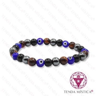 PULSEIRA OLHO TURCO E OLHO TIGRE