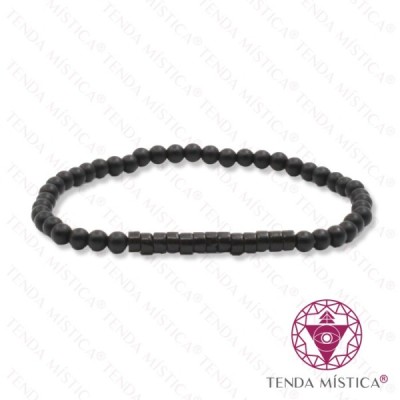 PULSEIRA ONIX MATT E ONIX BRILHO DISCOS 4MM