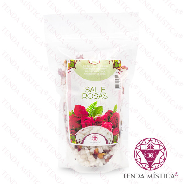 Banho Sal e Ervas Rosas