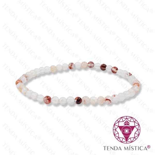 Pulseira Quartzo Hematóide 4mm