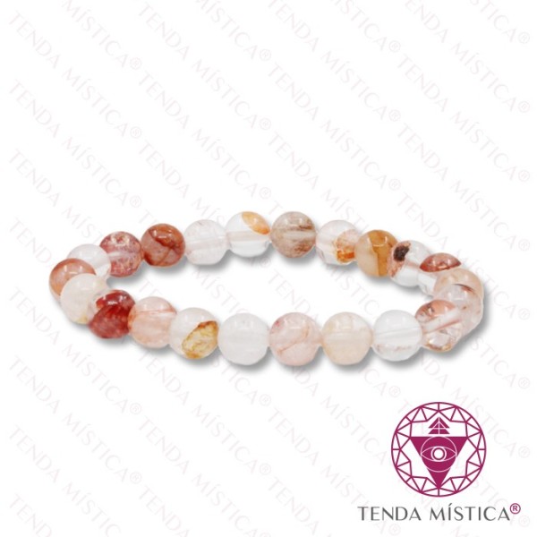Pulseira Quartzo Hematóide 8mm