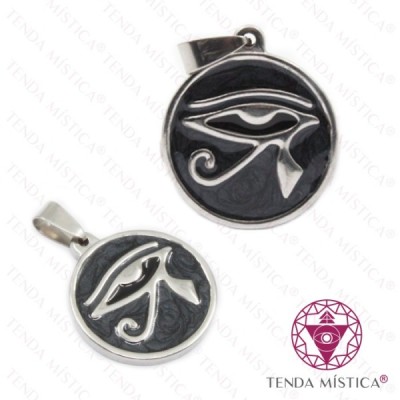 MEDALHA OLHO HORUS AÇO