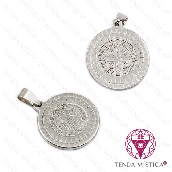 Medalha S.Bento Aço