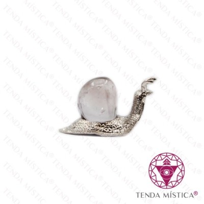 CARACOL PRATA AMETISTA