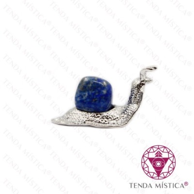 CARACOL PRATA LAPIS LAZULI