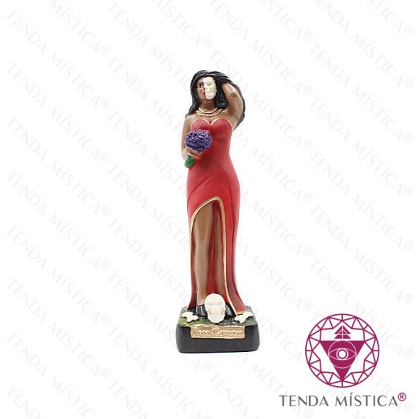 Pomba Gira Rosa Caveira 20cm