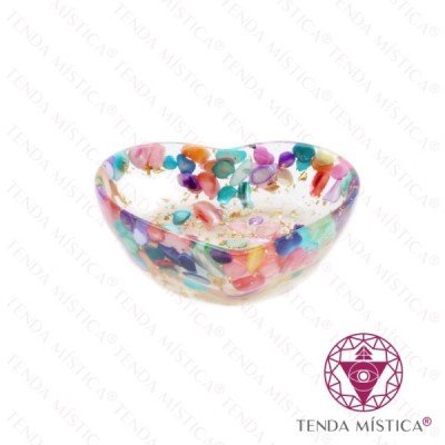 ORGONITE TAÇA CORAÇÃO MIX